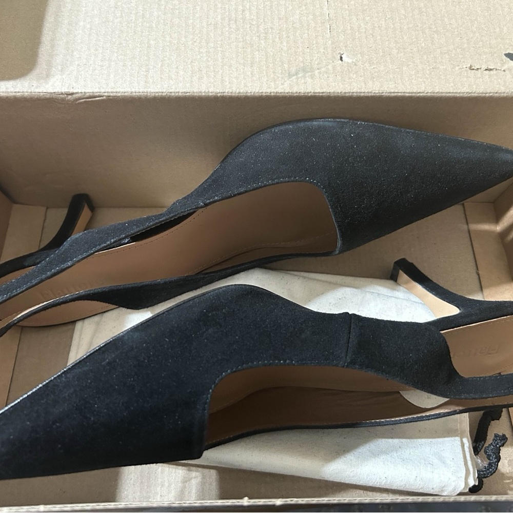 Flattered • Franchesca Suede Pumps • Black • EU 41 / Women’s 10.5 (2.55” Heel) - Picture 7 of 7
